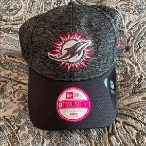 Nwt Miami Dolphins Ball Cap Hat Breast 